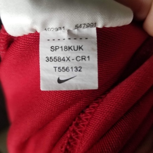 NIKE Baseball Dri-Fit- Mens Small St. Louis Cardinals Performance Full Zip- Red - Picture 7 of 7